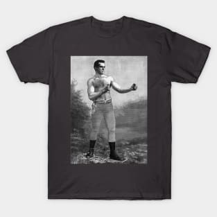 Vintage Sports Boxing, Profile of Victorian Boxer T-Shirt